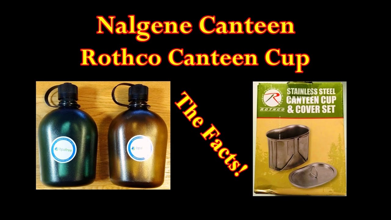 Backpacking Hiking Nalgene Canteen Rothco Cup Set