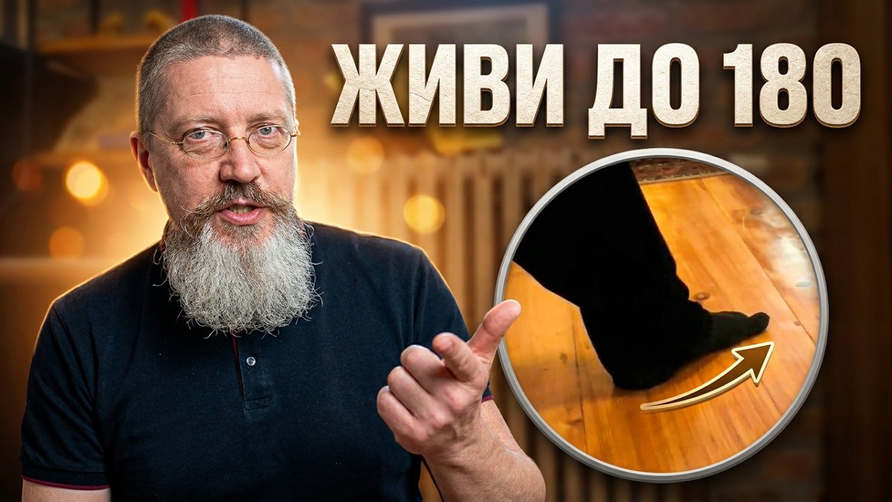 Колено не заболит, если походку править большим пальцем. Ходи до 180 лет на молодых ногах 👍