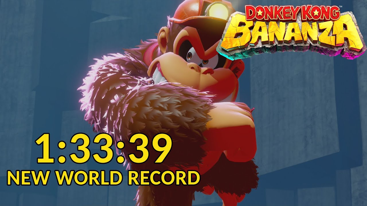 Donkey Kong Bananza Any% in 1:33:39 (FORMER WORLD RECORD)