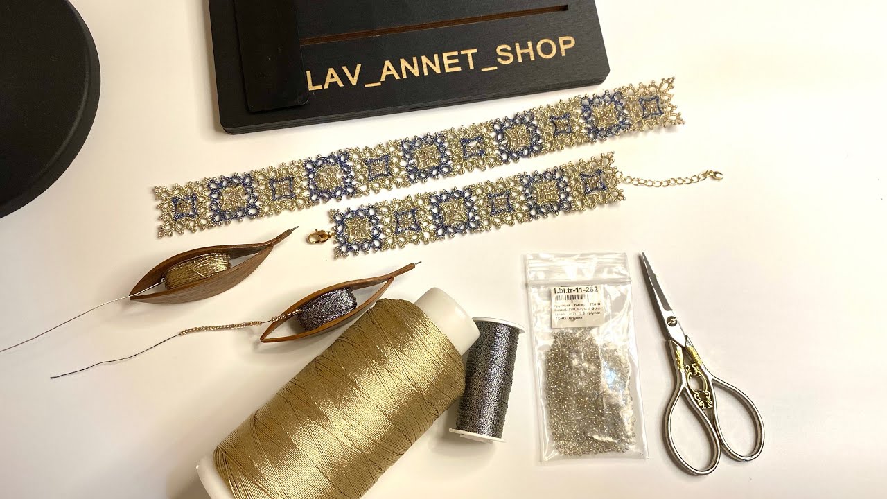 Плетем вместе - браслет/чокер фриволите. #freetutorial #tatting #frivolite #tattinglace