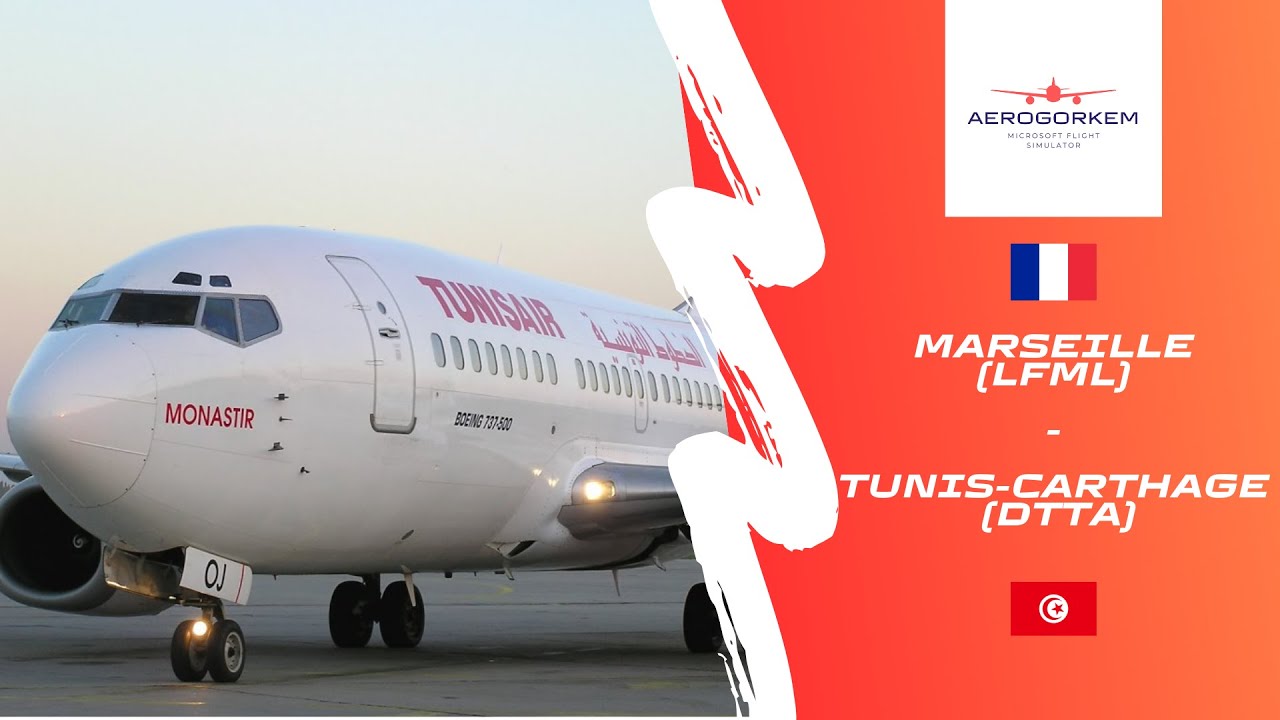 MFS 2020 | Vol Marseille (LFML) - Tunis (DTTA) Tunisair Airbus a320