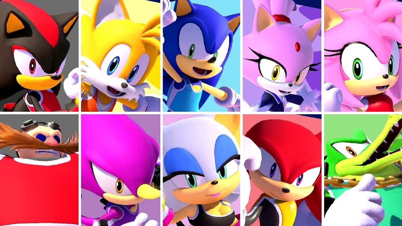 Mario & Sonic at the Summer Olympic Games 2020 - All Team Sonic Characters