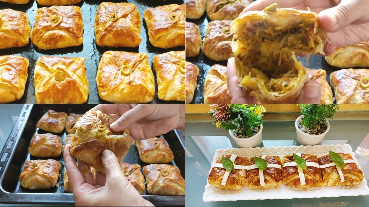 المسمن مورق معمر بنكهة سمك🍤 في الفرن  كايجي مقرمش و لذيذ بحل بسطيلة👌 galette farcie