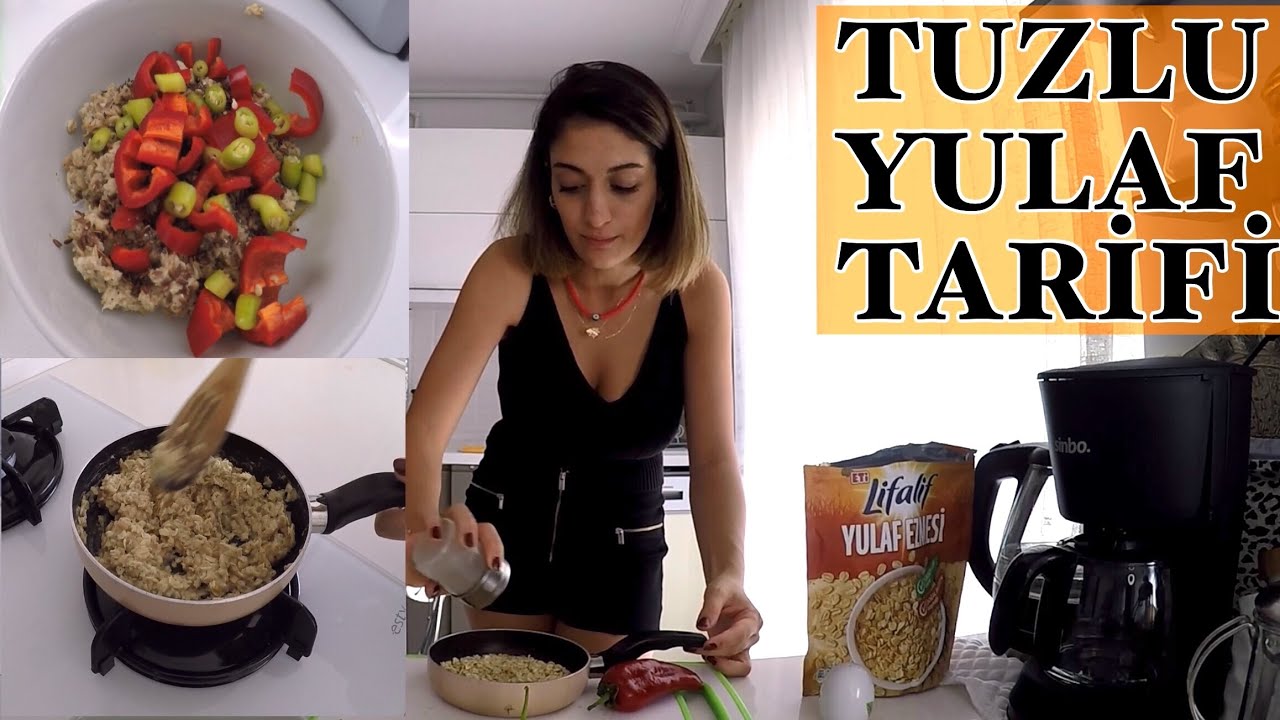 TUZLU YULAF TARİFİ! ZAYIFLAMAYA YARDIMCI FİT TARİF!!!