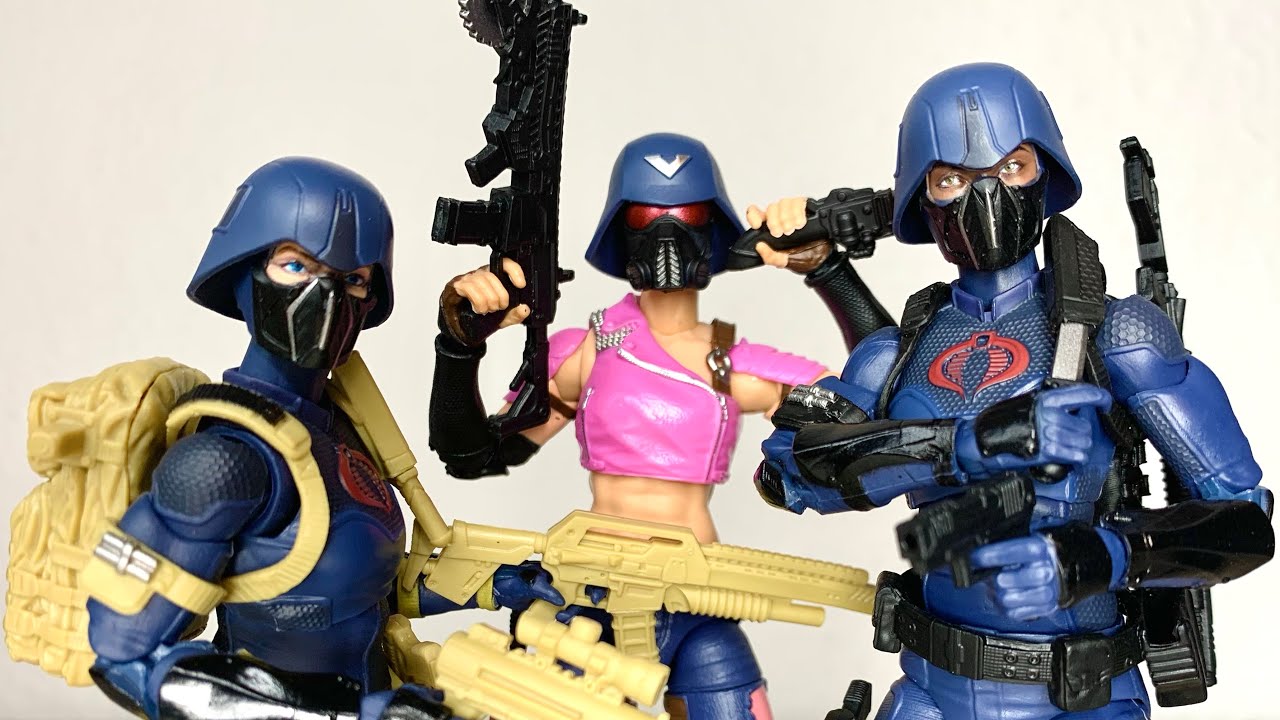 Распаковка, отзывы и обзор двух фигурок G.I.Joe Classified Cobra Valkyries