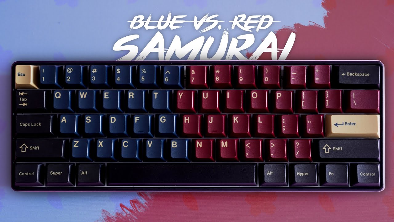 Worth It? | GMK Blue and Red Samurai Review + Comparison