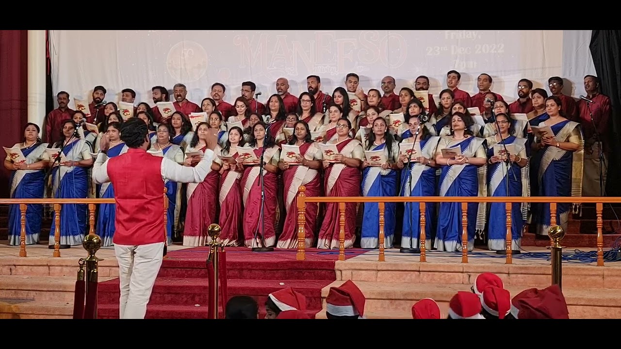 MRUTHUHASITHA MANOHARA KALEBARAM മൃതുഹസിതാ മനോഹര കളേബരം Christmas Carol Song by MGOME Senior Choir