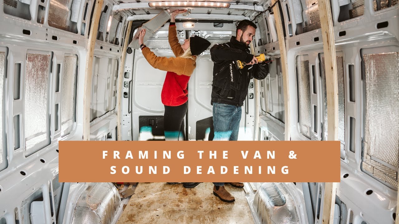 Framing Our Van Build & Sound Deadening Mat Installation | Mercedes Sprinter 170 Van Build Series