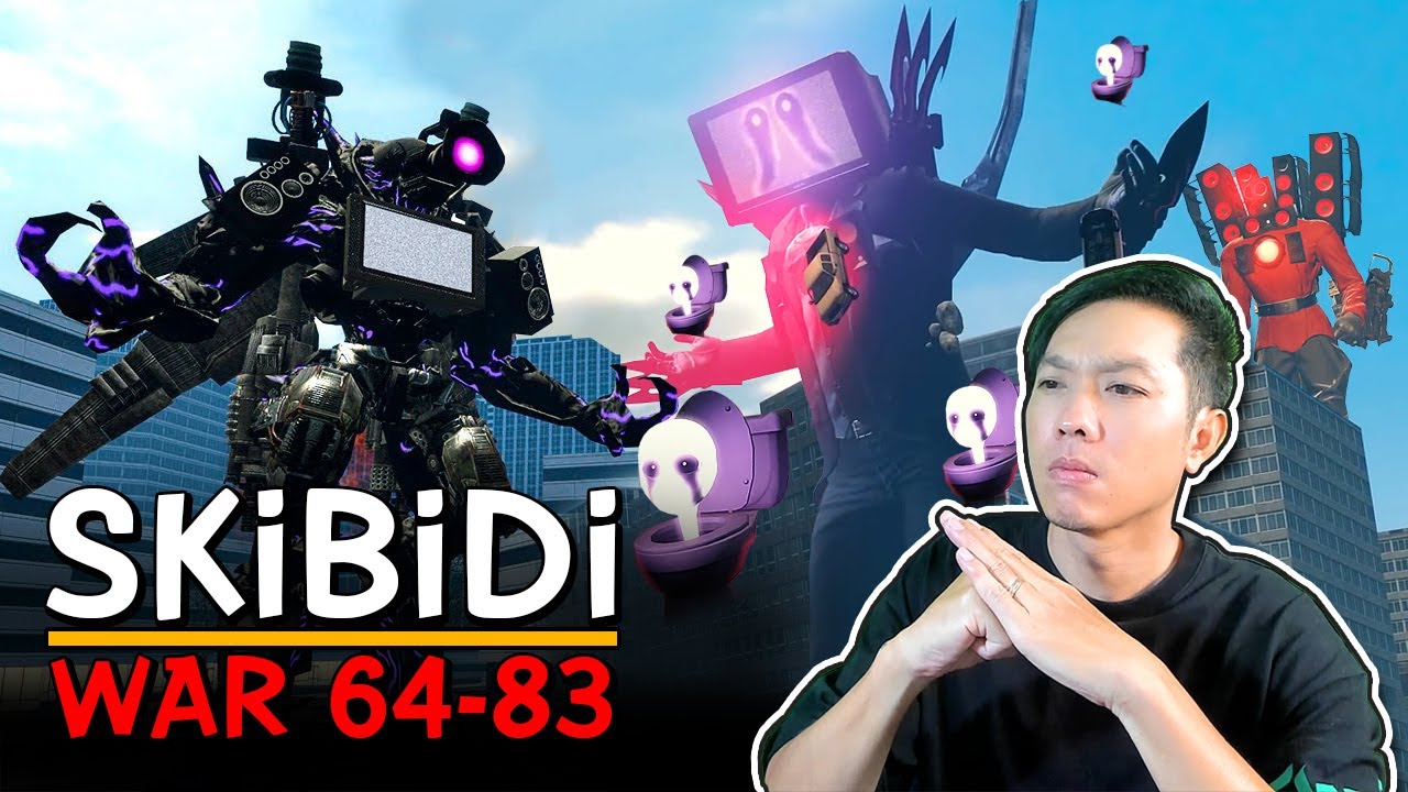 Skibidi War | EP.64-83 | ผีหลอกวิญญาณหลอน กับการอัพเกรด Tri-Titan
