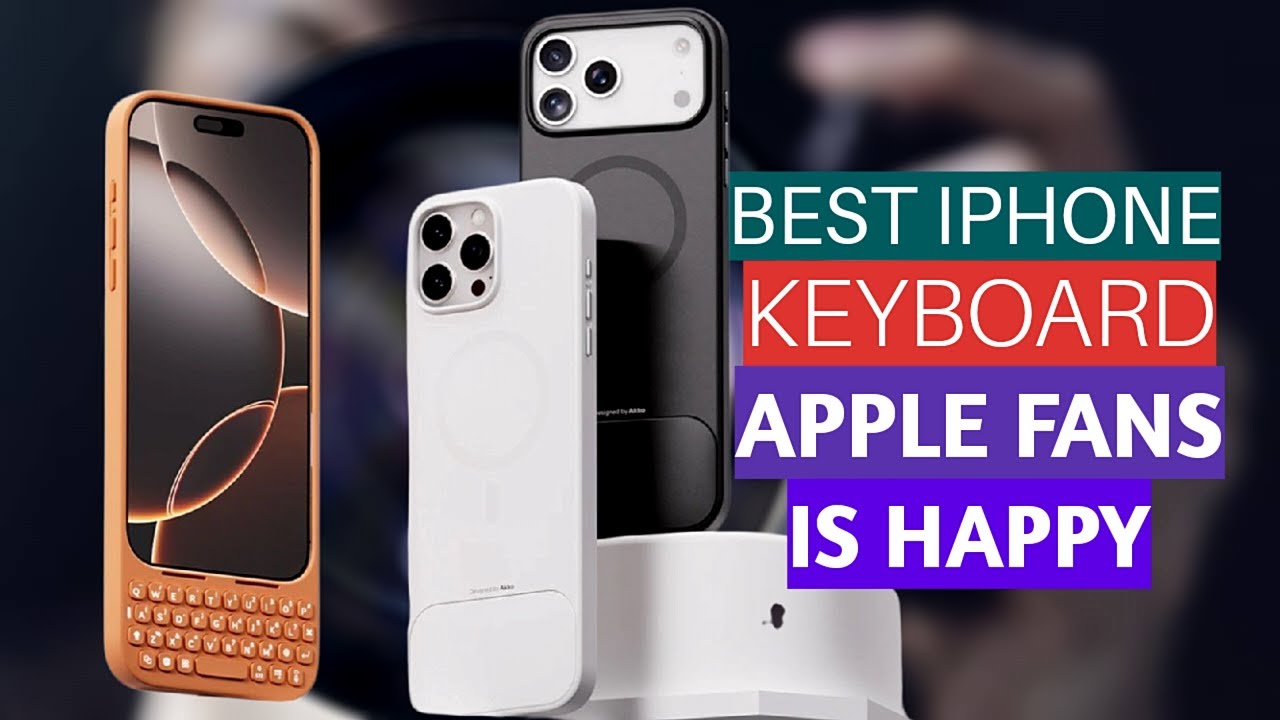 How To Convert Your iPhone 17 ProMax To Physical Keyboard Using Akko!