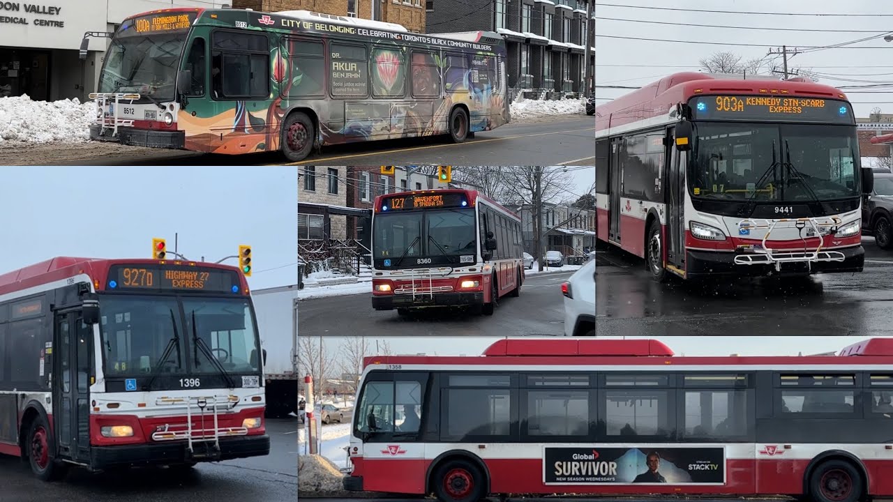 TTC Buses: Winter 2025
