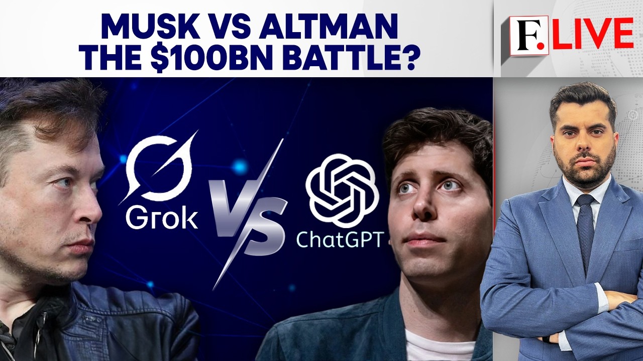 Elon Musk vs OpenAI: $100 Billion Lawsuit Sparks Feud Between AI Tech Giants&nbsp;| Firstpost Live