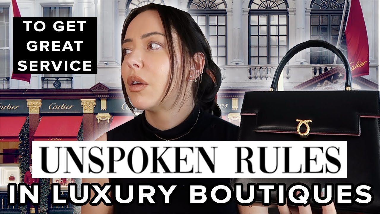 7 UNSPOKEN RULES IN DESIGNER SHOPS