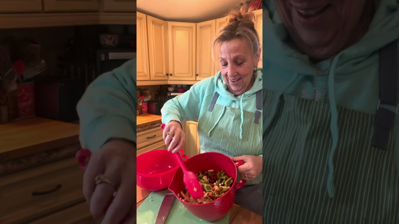 Gaga’s Bean salad 