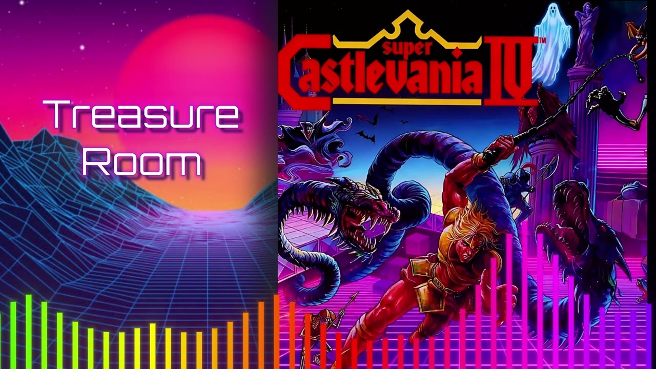 Super Castlevania IV ~ Treasure Room ~ OST 80s Synthwave ~ Electro Pop Version ~ SNES ~