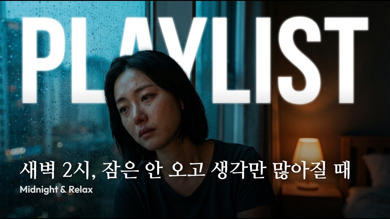 playlist 🌌 새벽 2시, 잠은 안 오고 생각만 많아질 때 | Midnight & Relax