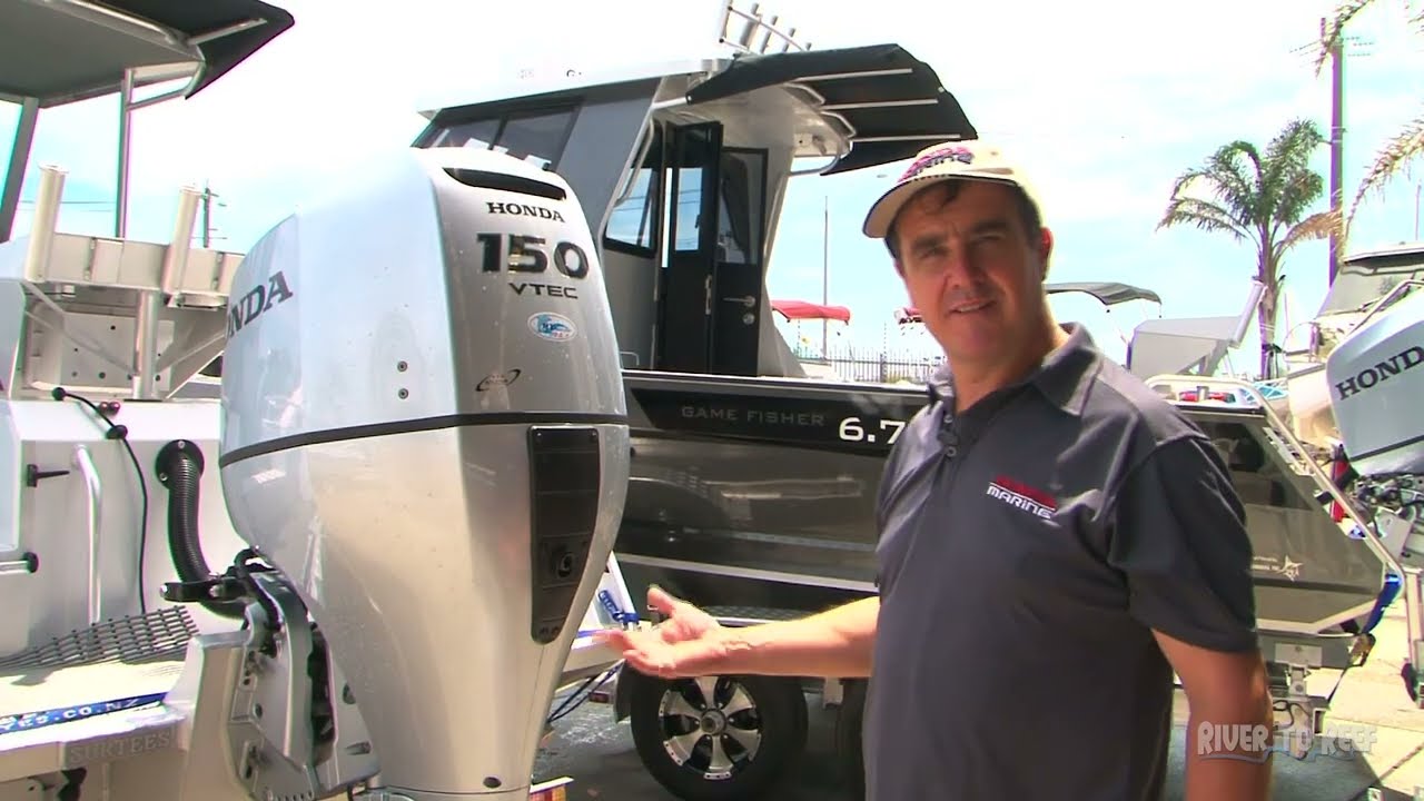 How to flush a Honda Outboard Motor