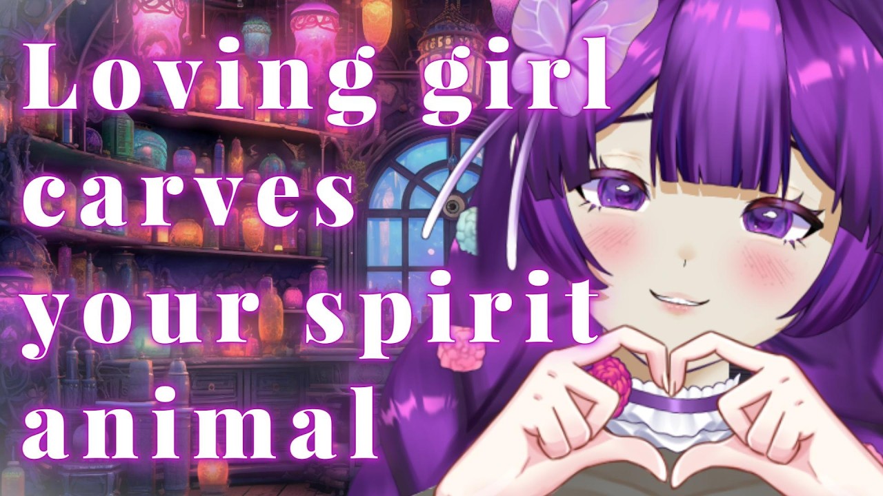 ASMR Aura Reading & Wood Carving ✨ Your Spirit Animal Totem (Relaxing Fantasy Roleplay)