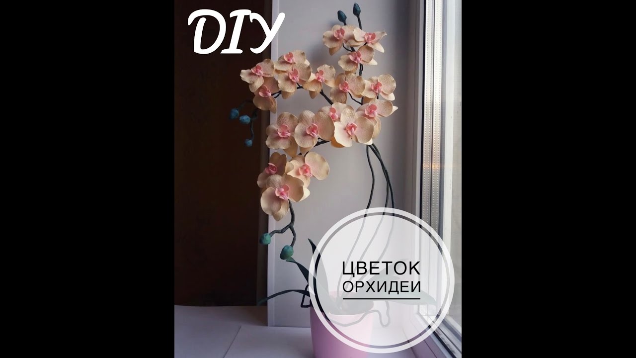 ОРХИДЕЯ ИЗ ФОАМИРАНА для начинающих. Часть 1