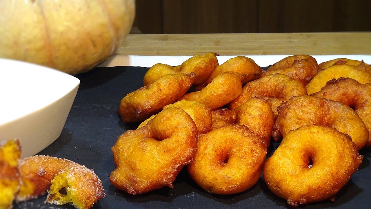 Receta  Buñuelos típicos Valencianos con calabaza asada - Recetas de cocina - Loli Domínguez