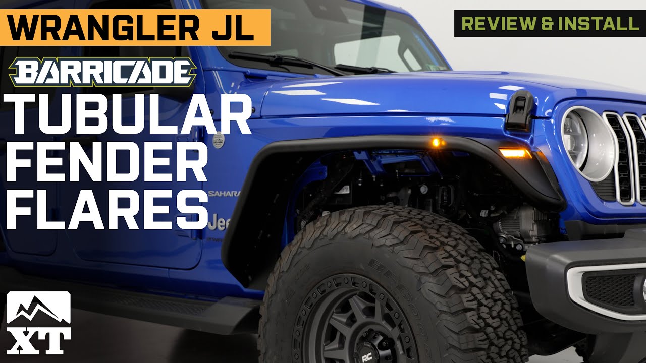 Jeep Wrangler JL Barricade Tubular Fender Flares Review & Install