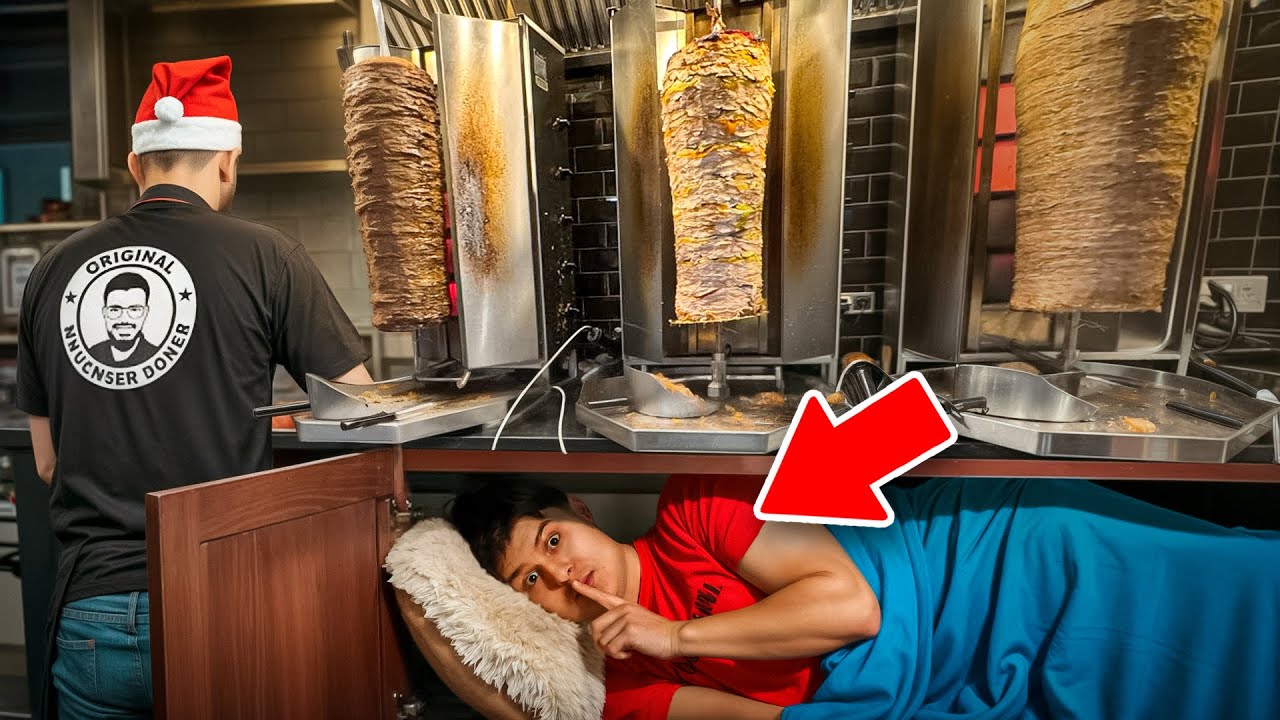 Wie lange kann Man Heimlich im Dönerladen schlafen?