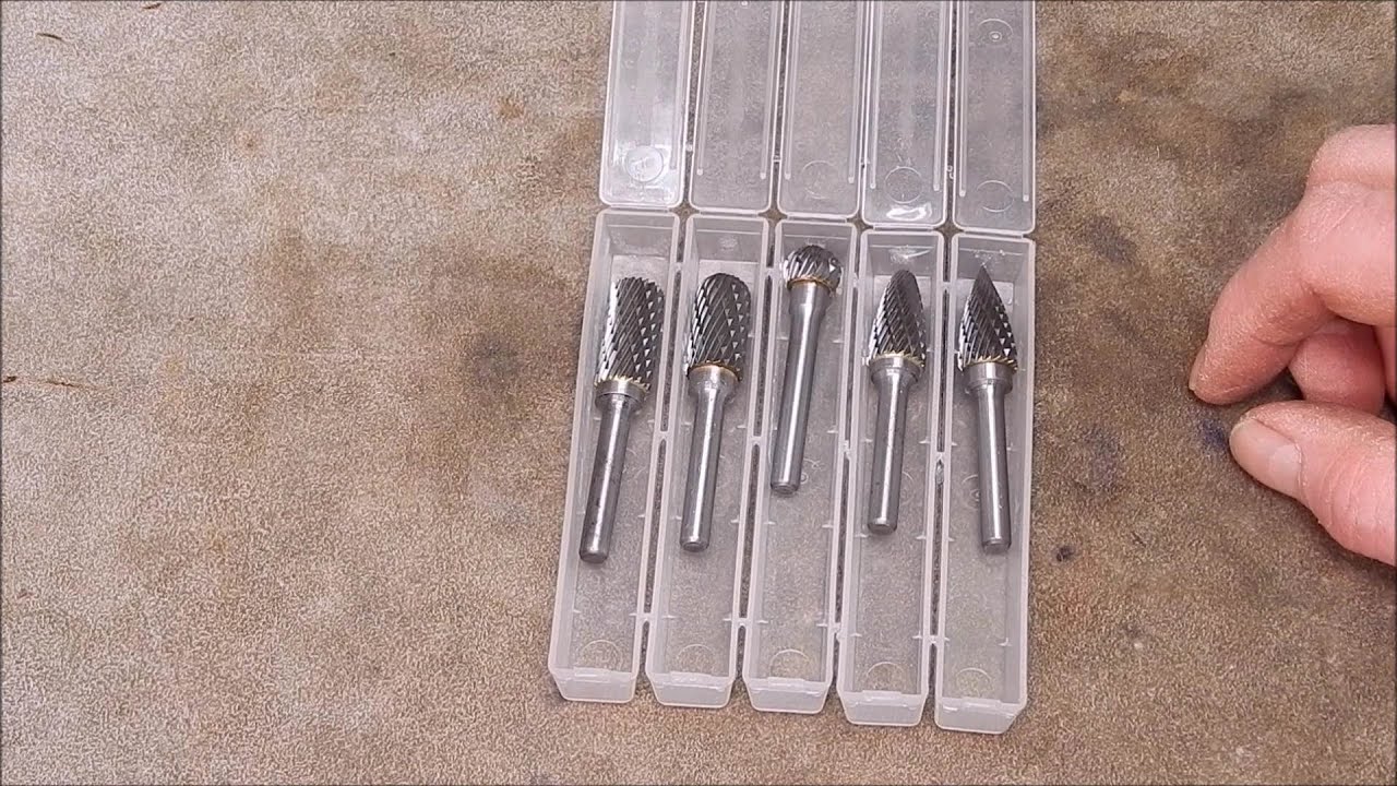 12 mm tungsten carbide burrs from Banggood