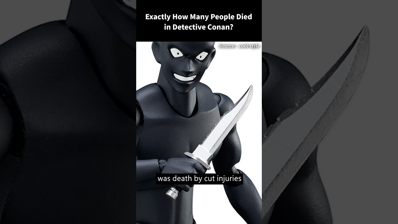 Exactly How Many People Died in Detective Conan? ｜SimpleInfo #shorts
