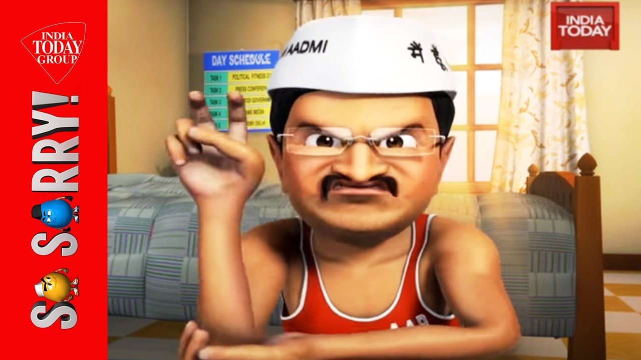So Sorry: Arvind Kejriwal's target practice