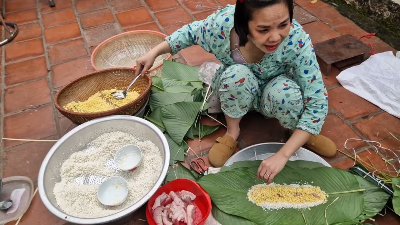 Có bánh trưng là có Tết . Chào xuân Bímh Ngọ