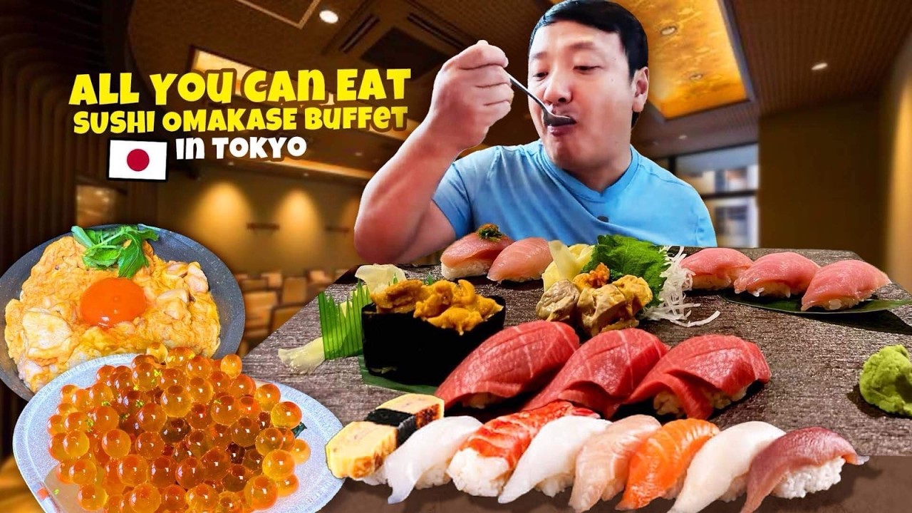 Bufet SUSHI OMAKASE z opcją &bdquo;jesz ile chcesz&rdquo; i degustacja NAJWIĘKSZEGO PUDDINGU w Japonii!