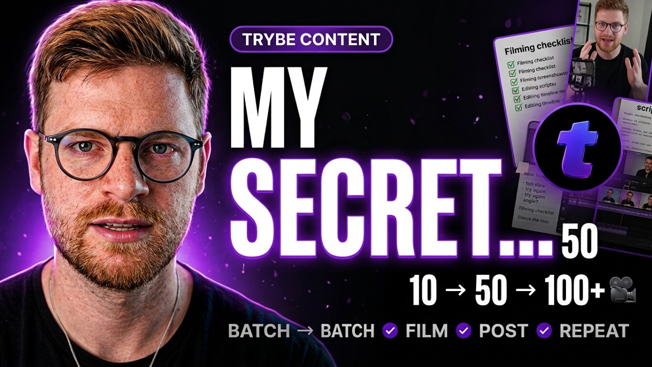 How I Make SO MANY Trybe Videos Every Month (My Secret)