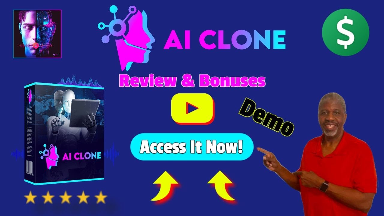 AI Clone Review ⭐BONUSES 👷🏽&zwj;♀️DEMO🎁Clone Yourself and Others🔥