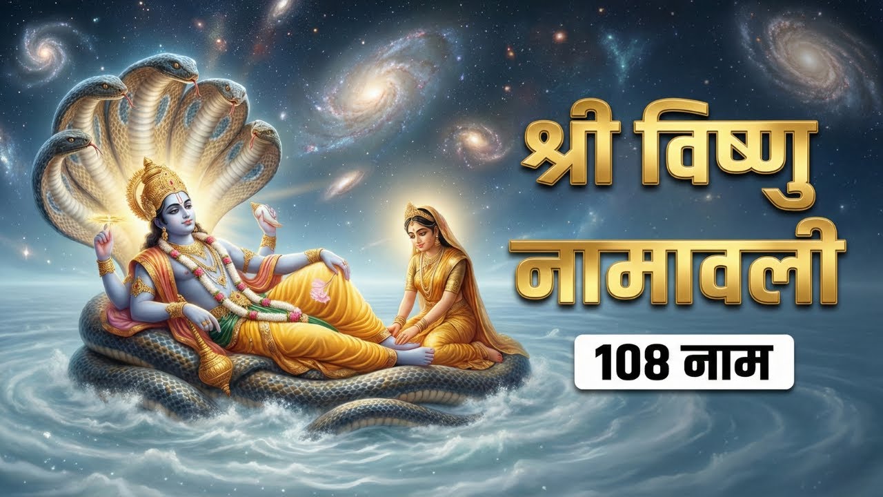 Most Powerful Mantra for for Peace & Prosperity | Shri Vishnu 108 Naam (With Lyrics)