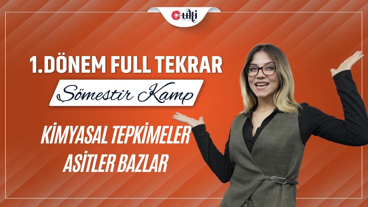 8. Sınıf Fen Bilimleri - Kimyasal Tepkimeler, Asitler ve Bazlar | LGS Sömestr Kampı
