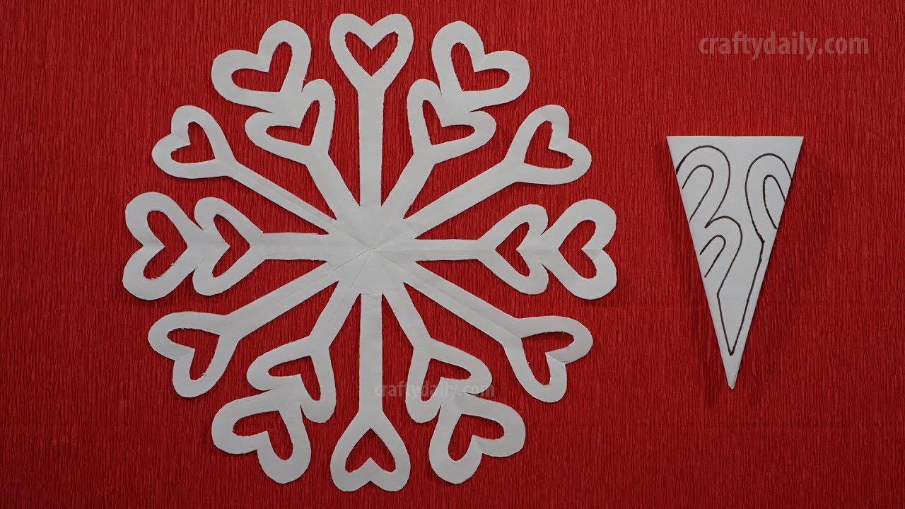 Easy Paper Snowflakes | How to make paper snowflakes | Paper Snowflakes #06
