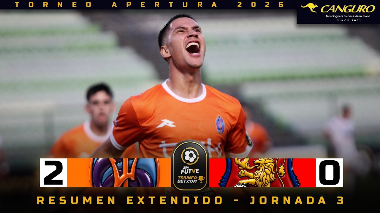 RESUMEN EXTENDIDO | La Guaira - Caracas | Liga FUTVE Triunfobet