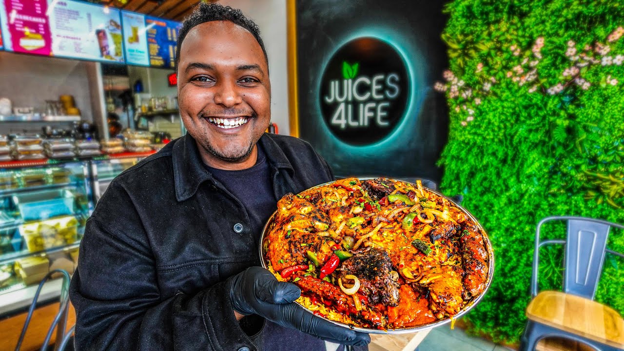 أكبر وجبة اكلتها في حياتي - Juices 4 life  في برمنجهام تجربة منيو كامل