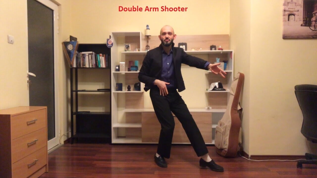 Michael Jackson dance tutorial - Double Arm Shooter