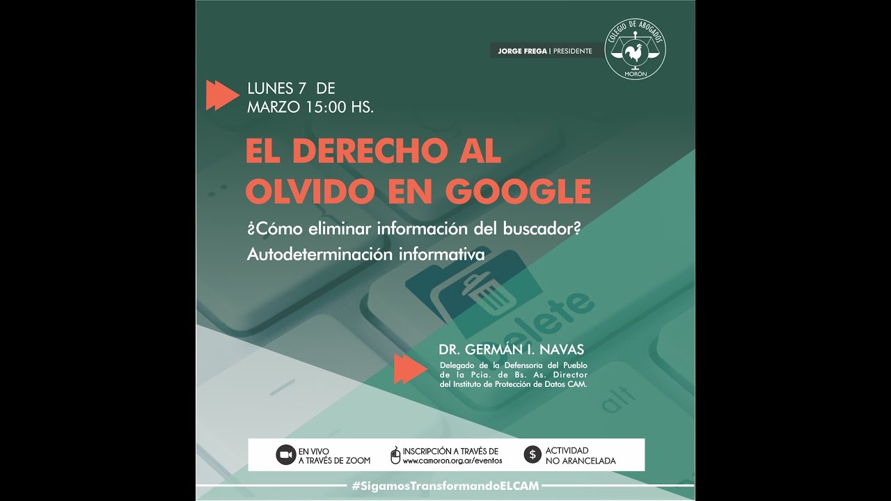 EL DERECHO AL OLVIDO EN GOOGLE