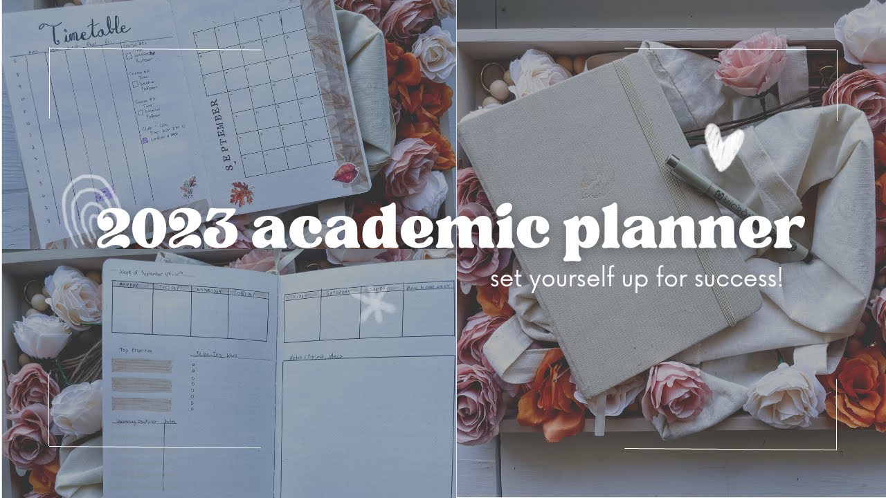 Plan With Me | Minimalist Academic Student Planner | A Grad Students Bullet Journal