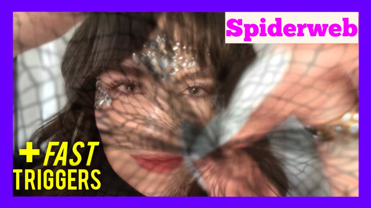 LOFI ASMR | Net-pinching TikTok trend, face gem scratching, many fast/aggressive triggers + visuals!