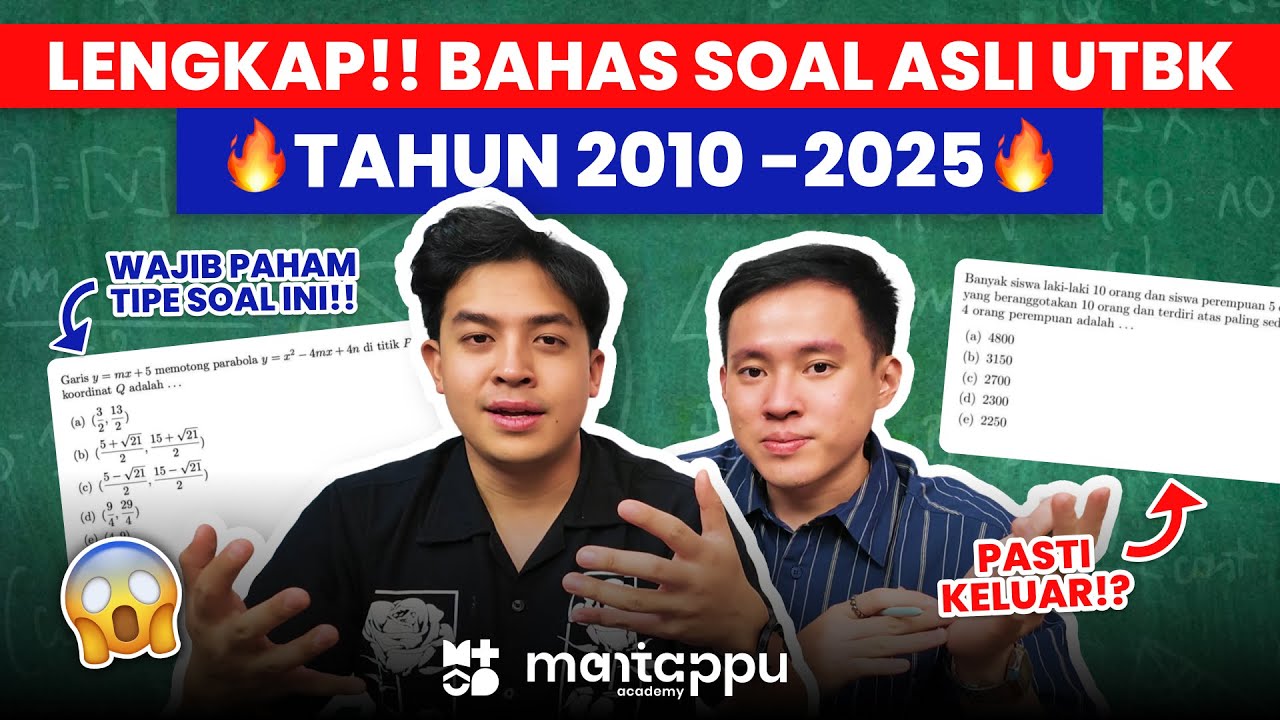 DAPET BOCORAN SOAL ASLI SNBT MATEMATIKA PK PM 2010-2025!? BAHAS TRIK CEPATNYA!