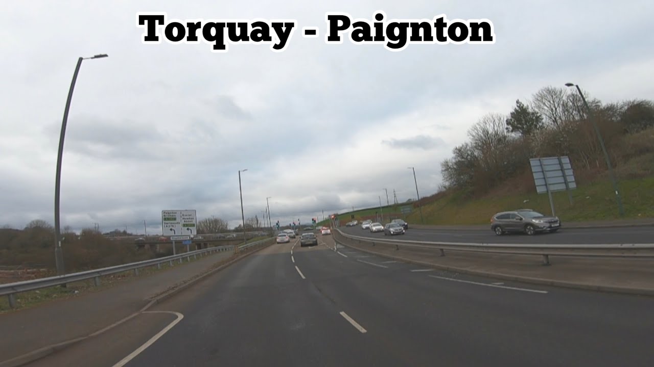 A drive with us production 24/02/23  Torbay hospital - ring road - Paignton winters day South Devon