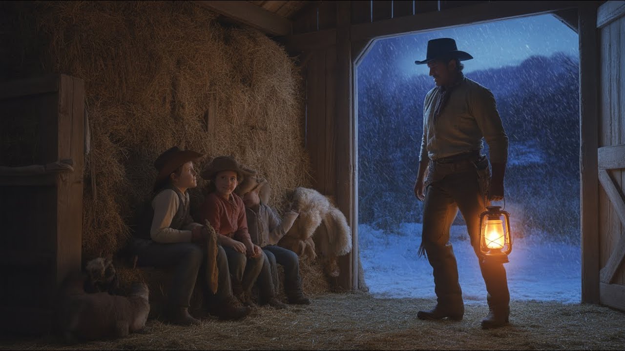 The storm was closing in when a mysterious cowboy emerged