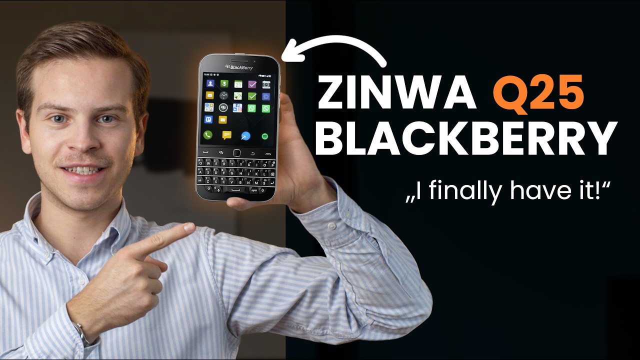 Обзор Zinwa Q25: новый Android BlackBerry Classic