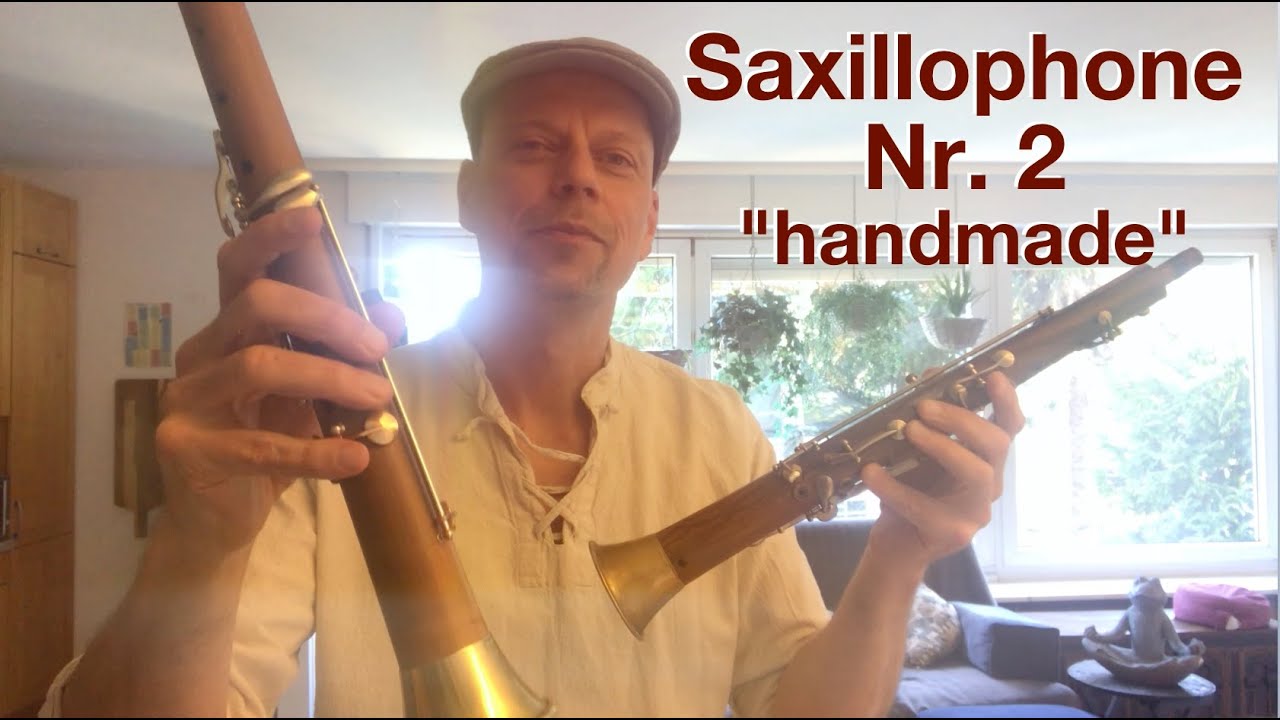 Saxillo-Music 017. Wood Saxophone soft sound unique instrument Saxillophone - Ralf Olbrich