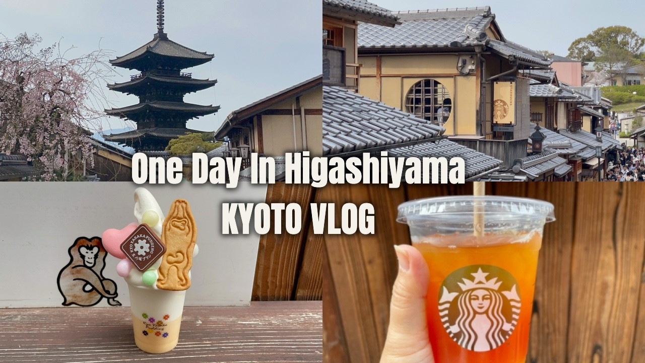 JAPAN VLOG - One Day in Kyoto ⛩️ Shopping & Eating in Higashiyama