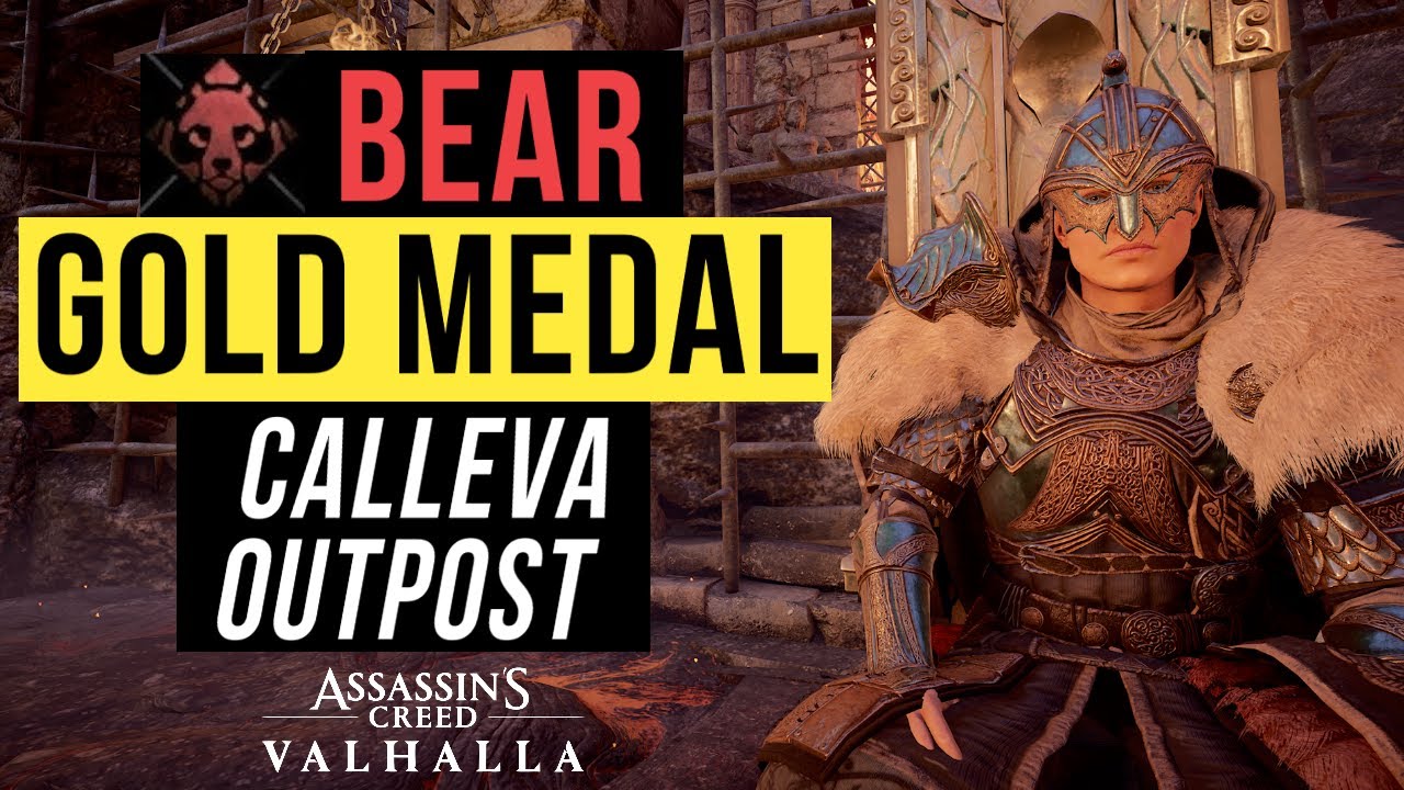 🥇 BARE-KNUCKLES GOLD Calleva Outpost - Trial of the BEAR - Mastery Challenge Tips | AC Valhalla