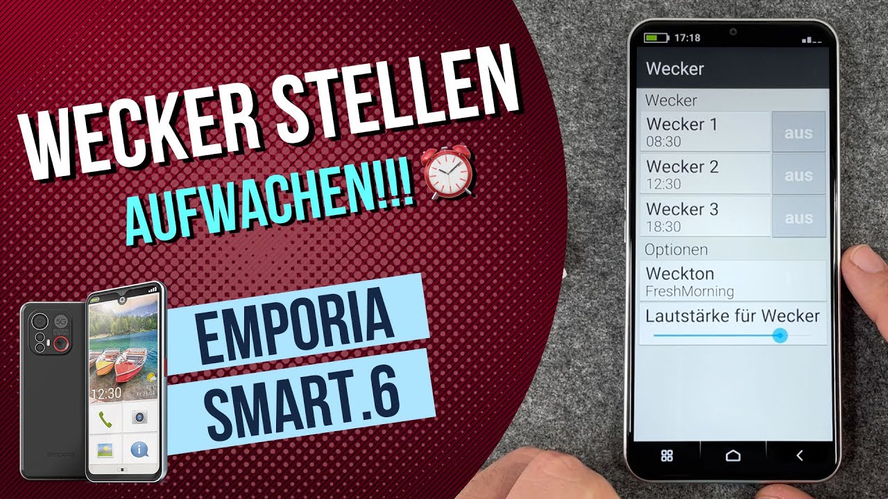 Emporia Smart 6 - Wecker stellen / Wecker programmieren • 💻 • ⏰ • 🛌 • Anleitung | Tutorial